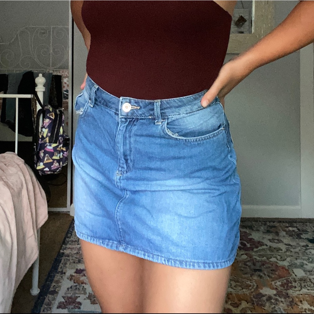H&M jean skirt